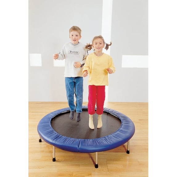Jumping on a mini trampoline hot sale