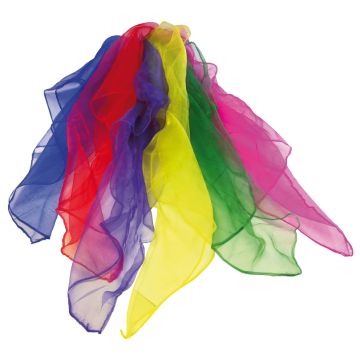 tanga sports® Chiffon Juggling Scarf, 65 x 65 cm